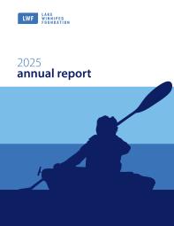 The cover of LWF's 2025 annual report